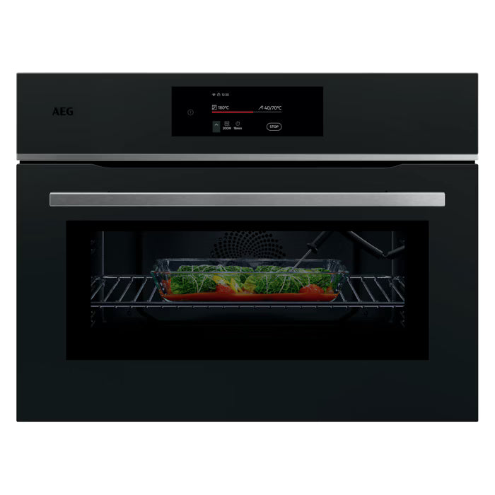 AEG 8000 Series CombiQuick Compact Oven with Microwave - TK8NK721T