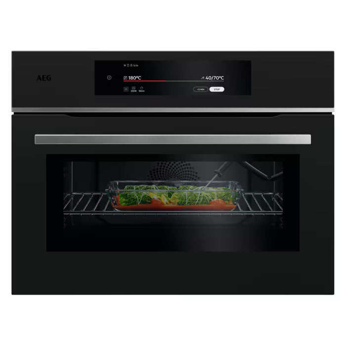 AEG 9000 Series CombiQuick Compact Oven with Microwave - TK9NK821T