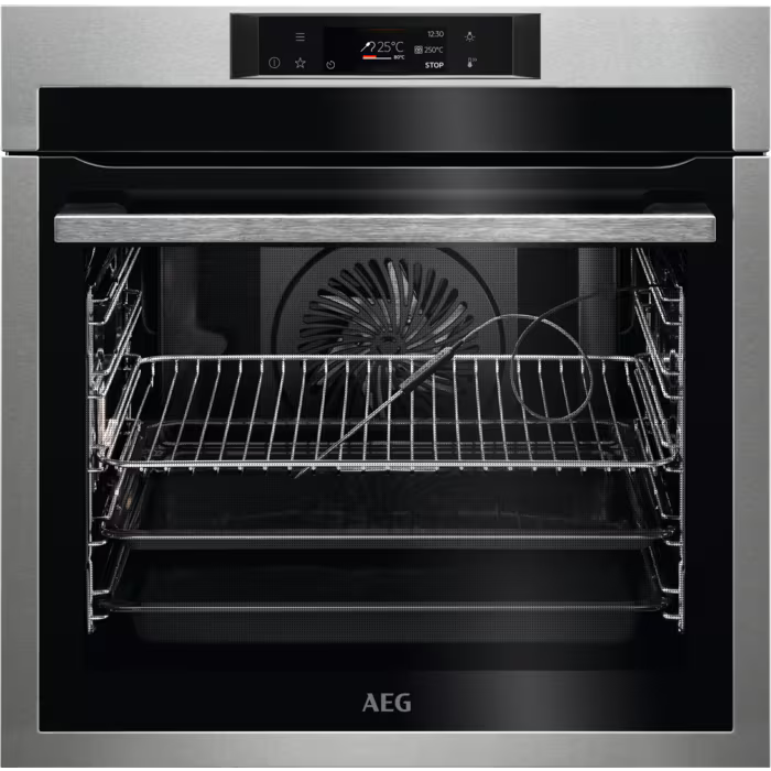 AEG Integrated / Built-in Electric SteamBoost oven with EXCite touch controls - BPE742380M
