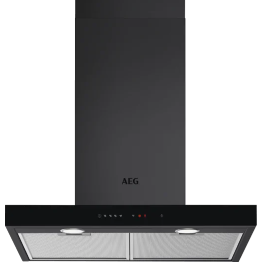 AEG chimney hood - matt black - A Rated - 60 cm - DBE5681HR