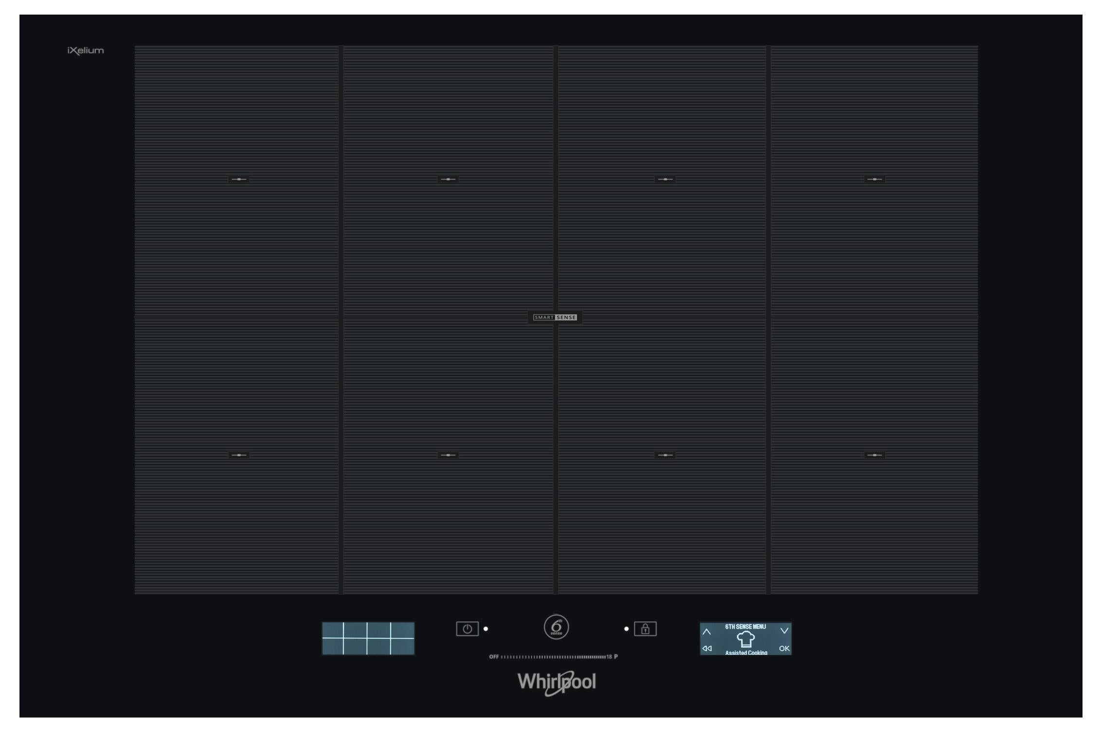 Whirlpool Cooktop SMP 778 C/NE/IXL