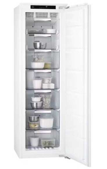 AEG Freestanding Tall Freezer - White - E rated - ABK818E6NC