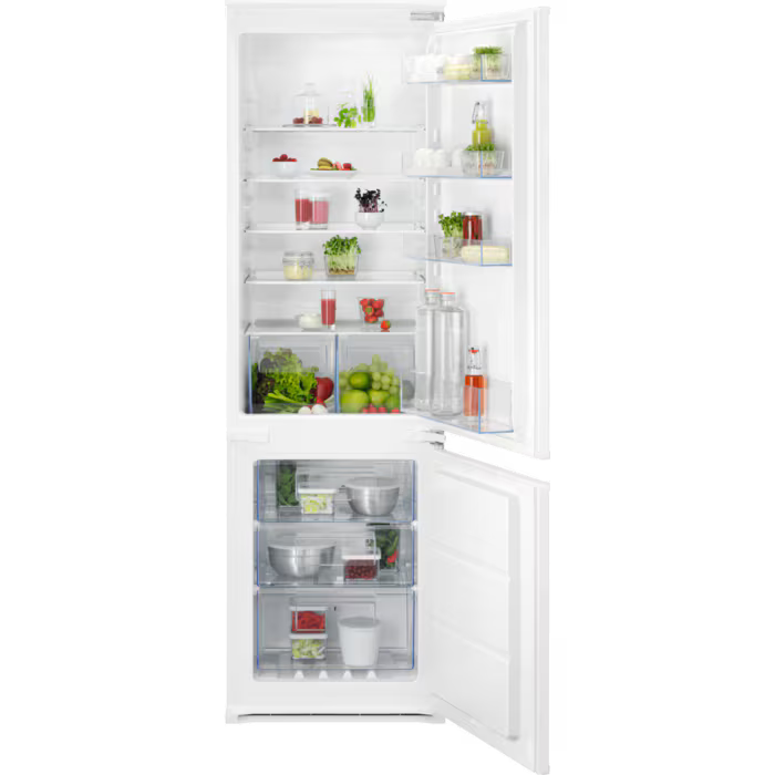 AEG 6000 Series Freestanding Fridge Freezer - White - E rated - OSC6N181ES