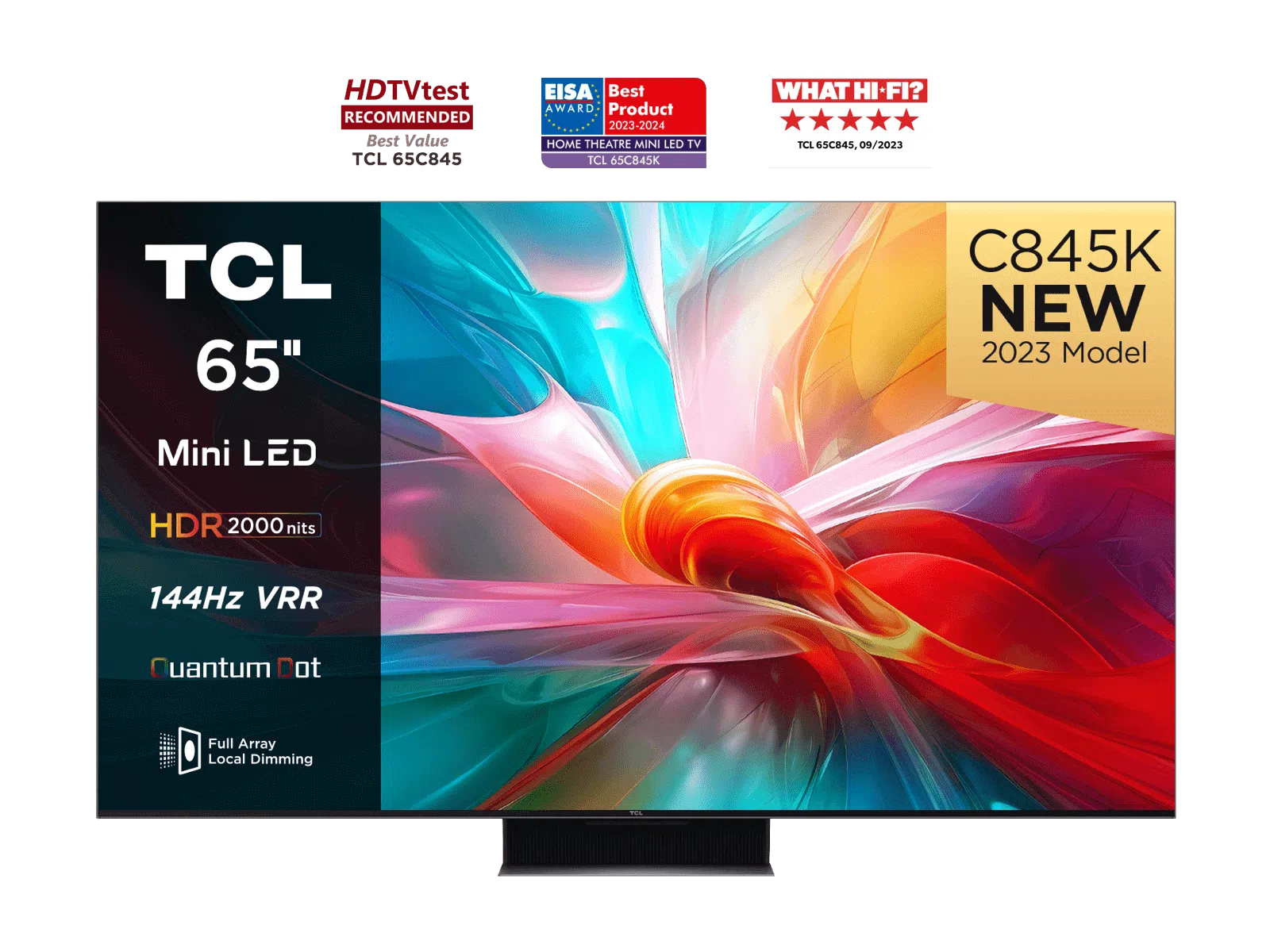 65C845K TCL 65" 4K Mini-LED 144hz TV