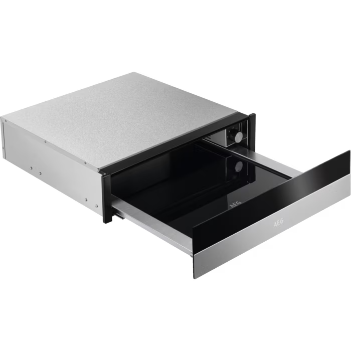 AEG Matt Black Push-to-Open Warming Drawer KDK911424M