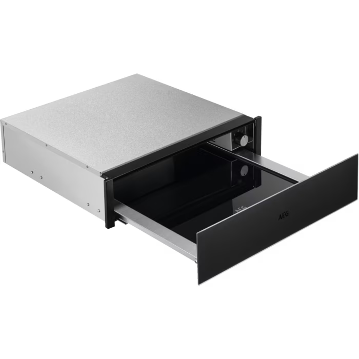AEG Matt Black Push-to-Open Warming Drawer KDK911424T