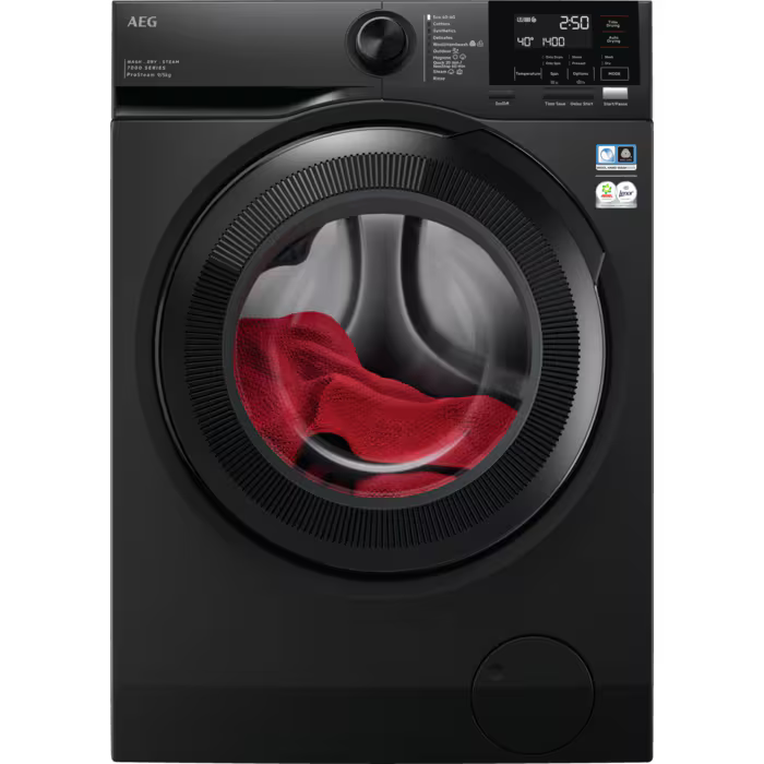AEG 7000 Series Freestanding Washer Dryer - Black - 9 + 5 kg - 1600RPM - D RATED - LWR7196U4B