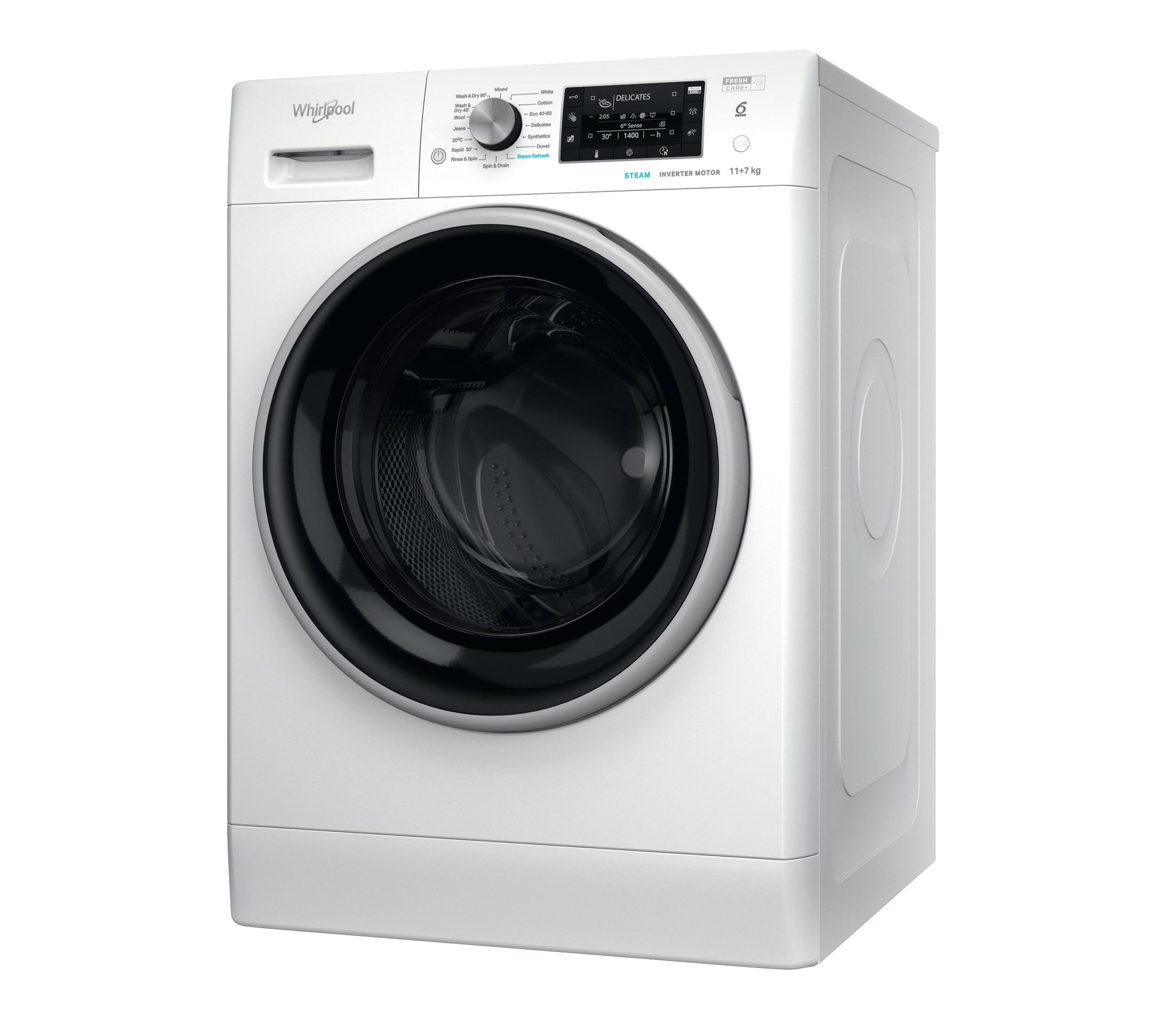 Whirlpool Washer-Dryer FFWDD 1174269 BSV UK